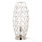 Crystal - Buds Contemporary Uplight Lamp - Polished Nickel / Clear Crystal