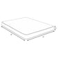 Cienaga - 7" Bamboo Cover Firm Foam Mattress With Supportive Foam Core And Breathable Fabric