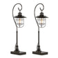 Landen - Contemporary Task Lamp (Set of 2) - Oil Rubbed Bronze / Clear