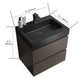 Alice - Bathroom Vanity With Sink, Wall Mounted, Floating