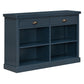 Console Table With 2 Drawers And Open Shelves