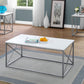 Table Set, Coffee, End, Side, Accent, Living Room, Contemporary, Modern (Set of 3) - White