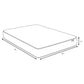 Constance - 11" Tight Top Hybrid Mattress With Firm Quilt Foam And Responsive Coil Core