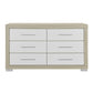 Elsa - 2 Toned And Dresser With Bar Handle And Construction