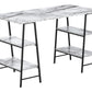 Computer Desk For Home Office, Laptop, Storage Shelves, Contemporary & Modern