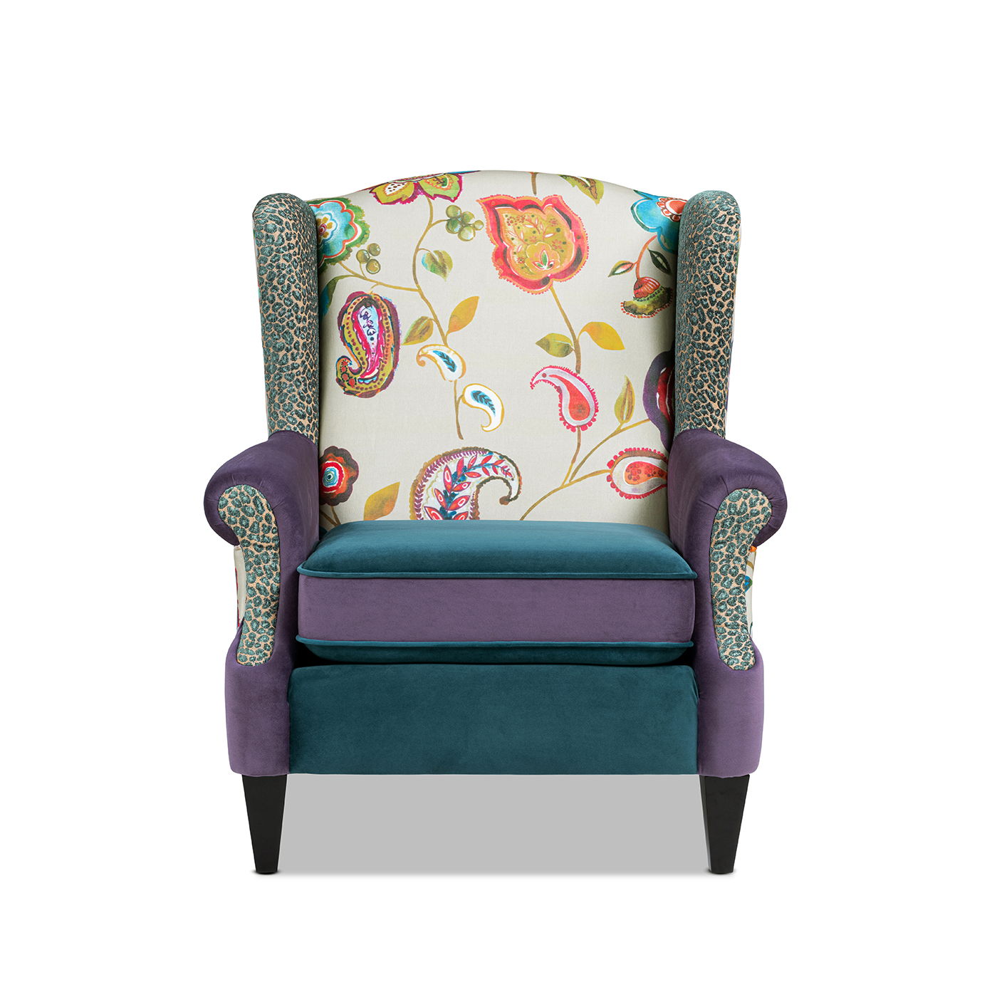 Anya - Boho Chic Wingback Accent Arm Chair
