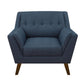Accent Chair - Blue - Fabric