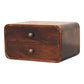 Curved Wall Mounted Bedside Nightstand