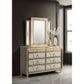 Mika - 8 Drawer LED Dresser With Mirror - Ivory