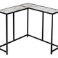 Corner Accent Console Table For Entryway, Unique L-Shaped Design