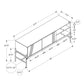 TV Stand, Console, Media Entertainment Center, Storage Cabinet, Contemporary And Modern