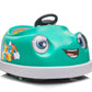Bumper Car For Kids, 12V Dual Drive 1-6 Years Old Children's Electric Car With Pushrod Dinner Plate USB Bt Music Rocking Horse Mode Anti-Collision Bumper Ride On Car