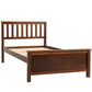 Platform Bed With Headboard, Footboard And Wood Slat Support