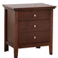 Hammond - 3 Drawer Nightstand - Cappuccino