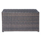 Outdoor Wicker Sectional With Weather Resistant Cushions And Table