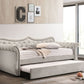 Adkins - Twin Daybed With Trundle - Beige