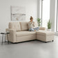 Convertible L Shaped Sectional Sleeper Sofa Bed, Saving Pull Out Couch