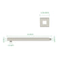 Wall Mounted Shower Arm With Flange