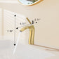 Contemporary Single Handle Lavatory Basin Sink Faucet Brass