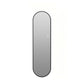 Capsule Shaped Dimmable LED Full Length Wall Mirror With Frame - Silver