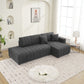 Jessica - Lamb Wool Sectional Sofa With Chaise