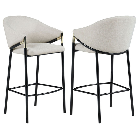 Sloped Arm Bar Stools (Set of 2)