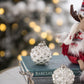 Christmas Ball Ornaments, Decorative Hanging Ball Christmas Tree Ornaments, For Holiday Party Decorations (Set of 12) - White