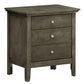 3 Drawer Nightstand & Dove Tailed Drawers