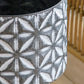 Metal Planter Stand, Round Galvanized Farmhouse Planter (Set of 2) - Gray
