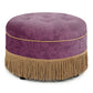 Yolanda - Luxurious Upholstery Round Upholstered Accent Ottoman