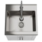 Hennessy - Deluxe Laundry Cabinet With Faucet And Stainless Steel Sink