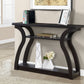 Accent Console Table For Entryway, Unique Curved Design