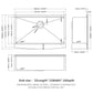 Farmhouse Kitchen Sink Workstation, Apron Front
