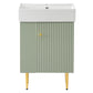 Bathroom Vanity, Combo Cabinet, Bathroom Storage Cabinet, Single Ceramic Sink