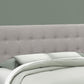 Queen Size, Bed Headboard Only, Upholstered, Durable Construction - Gray