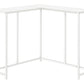 Corner Accent Console Table For Entryway, Unique L-Shaped Design