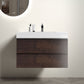 Alice - Bathroom Vanity Wall Mounted With Sink, Large Storage