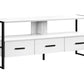 TV Stand, Console, Media Entertainment Center, Storage Drawers, Modern