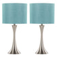 Lenuxe - Contemporary Semi Gloss Table Lamp (Set of 2)
