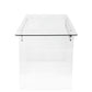 Glacier - Contemporary Desk - Clear / Chrome