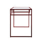 Yasin - Glass Top Writing Desk