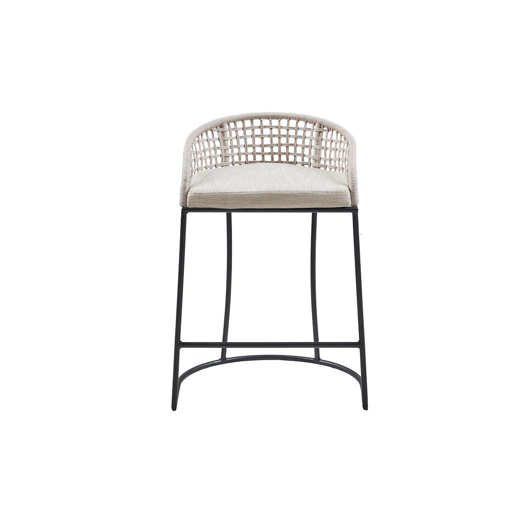 Hansel - Set of 2 - 25" Natural Woven Counter Stools