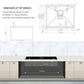 Laundry Workstation Undermount Utility Sink, Deep Single Bowl