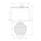 Modern Lighting, Table Lamp, Concrete - Cream