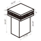Cavelle - Side Table - Clear