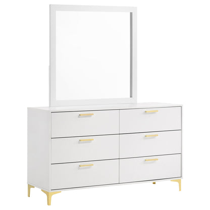 James - 6 Drawer Dresser With Mirror