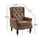 Modern Accent Armchair With Sturdy Wood Legs