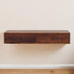 Lunar - 2 Drawer Wall Mounted Console - Brown