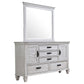 Lockeford - 5 Drawer Dresser With Mirror - White