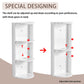 Bathroom Wall Mounted Storage Rack With Float Mounting Design